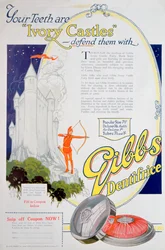 Advert for Gibbs Solid Dentifrice