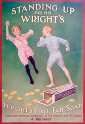 Advert for Wrights Coal Tar Soap, 1909