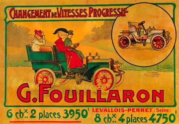 Advertisement for Fouillaron cars