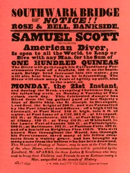 Advertisement for Stunt Shows by Samuel Scott