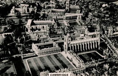Aerial view of Cambridge