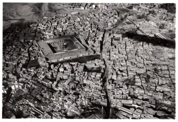 Aerial View of Old Cairo, Egypt, from a Zeppelin, 1931-1933