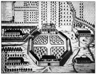 Aerial View of the Vergelegen Wine Estate, South Africa