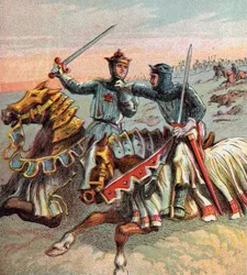 After The Battle Of Crecy, 1346, c1850
