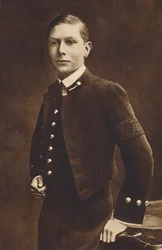 Aged sixteen - Prince Albert, Naval cadet at Osborne, c1910