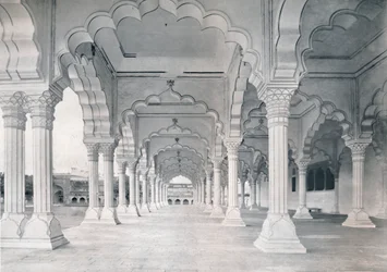 Agra. The Dewan-i-am, or Hall of Public Audience
