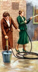 Air Raid Precautions, cigarette card, British