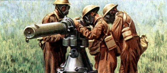 Air Raid Precautions, cigarette card, British, 1938