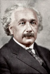 Albert Einstein, German-Swiss mathematician and theoretical physicist, c1930s