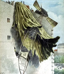 Alberto Santos-Dumont 1873-1932 Brazilian Aeronaut, Unsuccessful Attempt at the Deutsch Prize