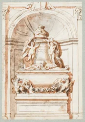 Album Page, A Tomb Monument