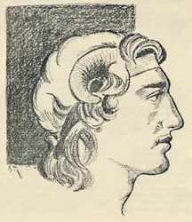 Alexander the Great From an Old Greek Coin