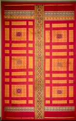 Alhambra Palace Silk Curtain, Mid 1300s
