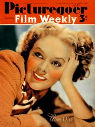 Alice Faye, American actress, 1941