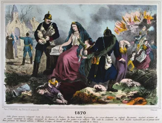 Allegory of France of 1870, Franco-Prussian War