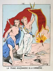 Allegory of la Franc-Maconnerie et la Commune, Paris Commune