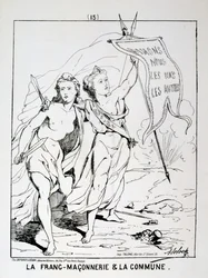 Allegory of La Franc-Maconnerie et la Commune, Paris Commune