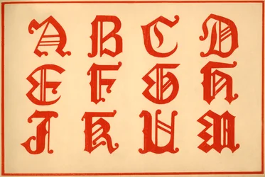 Alphabet, Letters A-M, Upper Case