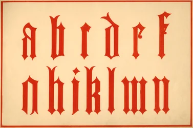 Alphabet, Letters A-N, Lower Case