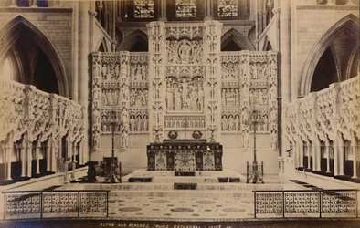 Altar and Reredos Truro Cathedral, 1929