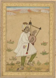 An African Lyre Player