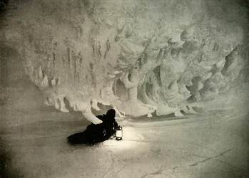 An Ice Cave in the Winter