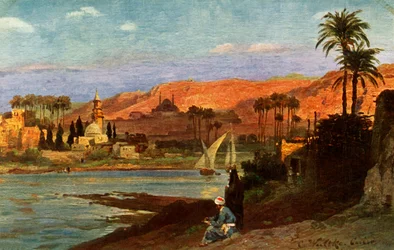 An evening in Giza