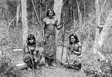 Angaite Indians, North Chaco, Paraguay, 1895