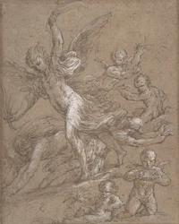Angels and Putti, 17th century