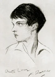 Anita Loos 1888-1981, American screenwriter, playwright and author, early 20th century