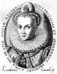 Anne of Denmark, queen consort of King James I of England and VI of Scotland