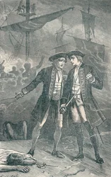 Anson Receives Intelligence that the Centurion is on Fire