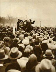 Anti-government demonstration, Hyde Park, London, 6 February 1933