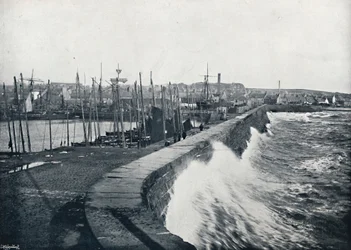 Arbroath - From the Harbour, 1895
