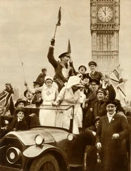 Armistice Day, London, 11 November 1918