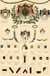 Arms of the French Empire and of the Imperial Nobility