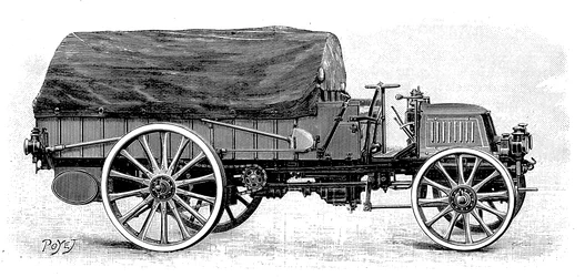 Army Truck by Daimler, 1904