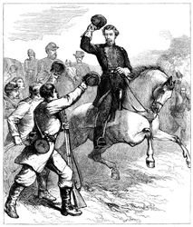Arrival of General McClellan at Williamsburg, Virginia, 1862