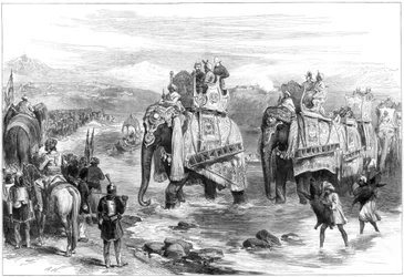 Arrival of the Prince of Wales at Jummoo, Cashmere