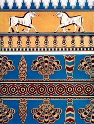 Assyrian Brick and Tile Design