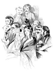 At a Concert, 19th century