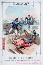 Attack on the forts of Taku by the Allies, Boxer Rebellion, China