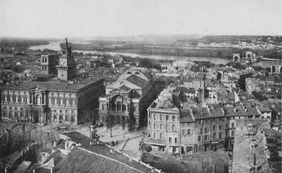 Avignon - General View Taken from St. Laurent Tower