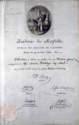 Babbage Diploma from the Academie de Marseilles