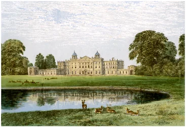 Badminton House, Gloucestershire, Home of the Duke of Beaufort
