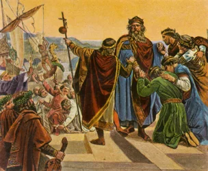 Barbarossa Bids Farewell as He Leaves on His Crusade