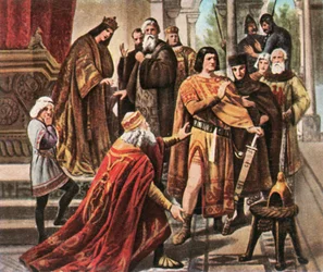 Barbarossa Pleads for Help from Henry the Lion