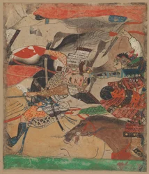 Battle at Rokuhara, from The Tale of the Heiji Rebellion Heiji Monogatari