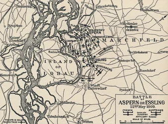 Battle of Aspern or Essling, 22nd May 1809