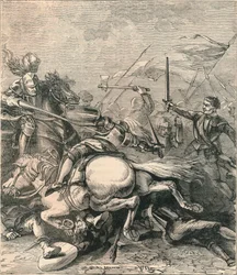 Battle of Flodden, 1513, c1910